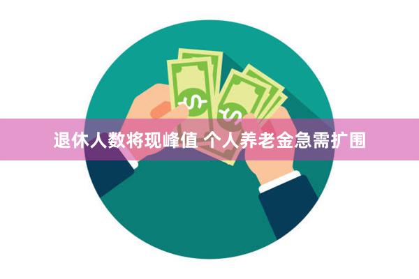 退休人数将现峰值 个人养老金急需扩围